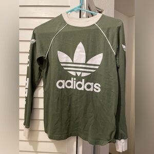 XS Olive Green Adidas Originals Long sleeve